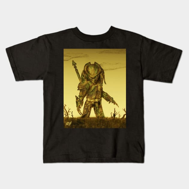 Predator Kids T-Shirt by RG Illustration